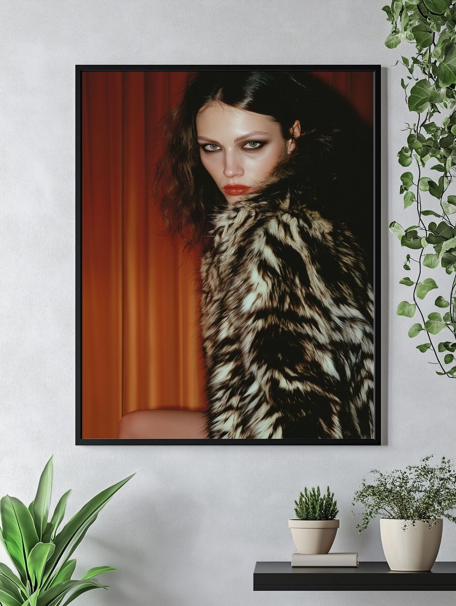 Fashion Portrait Photography Poster. — room view 4