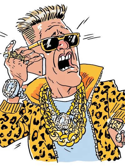 Leopard Jacket Pop Art Poster.
