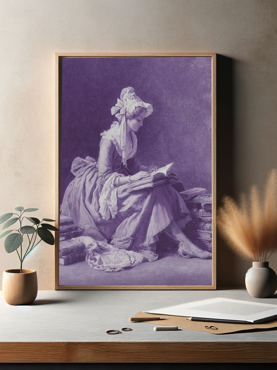 Victorian Reader — Fine-Art Print. — room view 2
