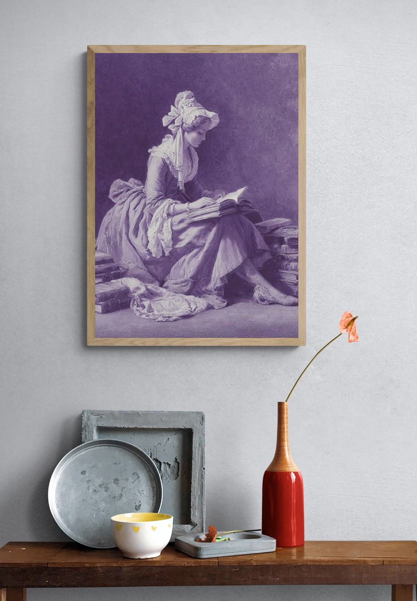 Victorian Reader — Fine-Art Print. — room view 3
