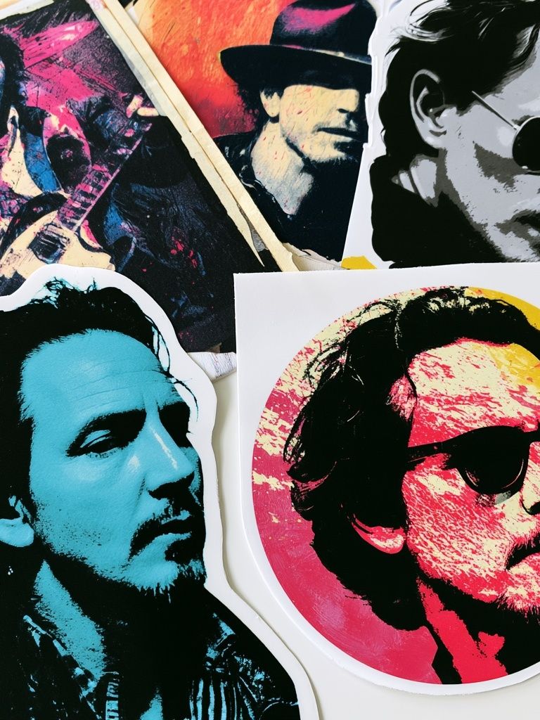 Pop Art Music Icons Poster. poster detail