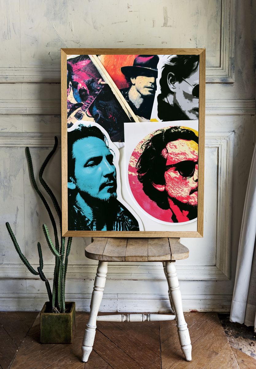 Pop Art Music Icons Poster. — room view 1