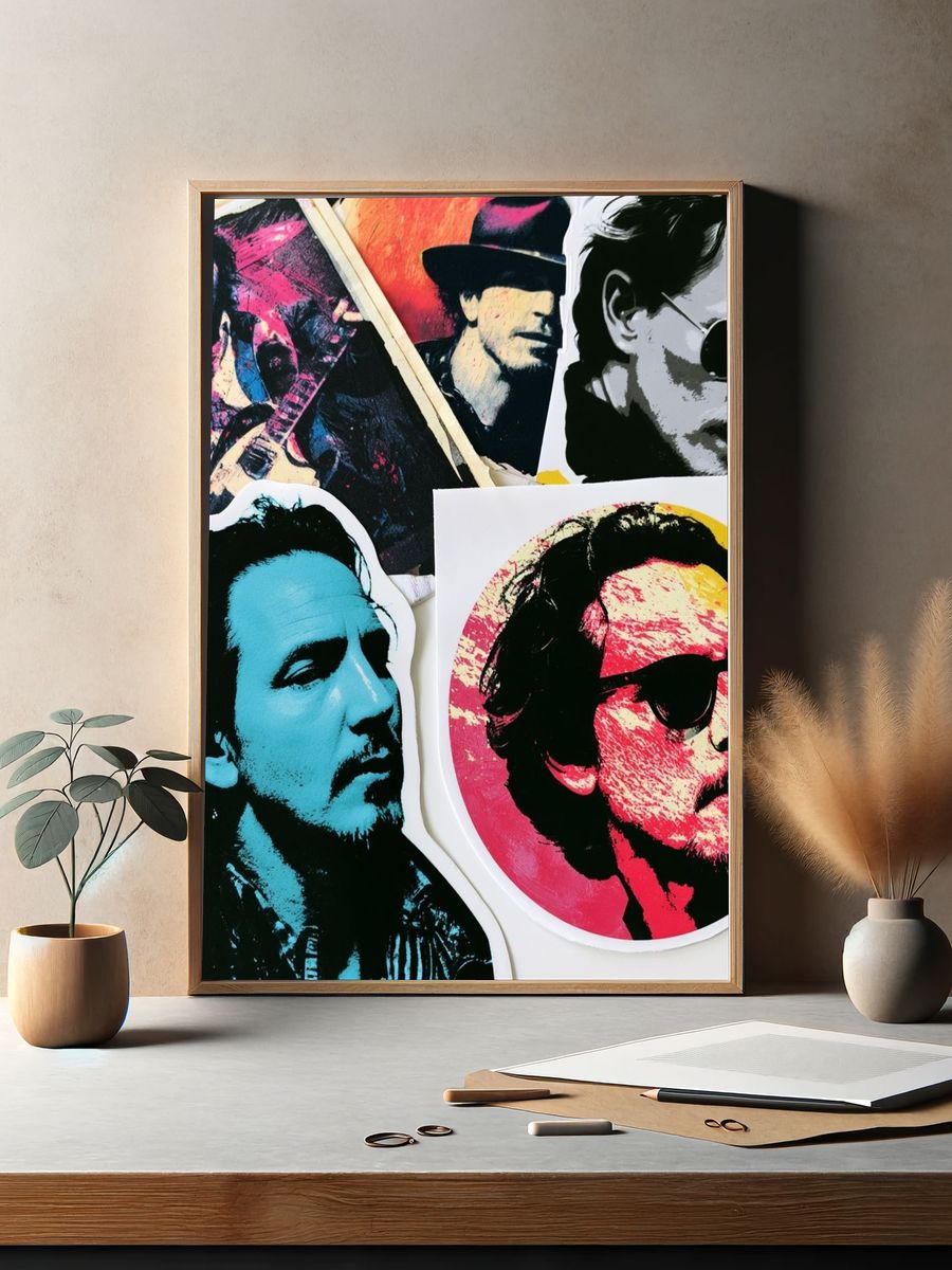 Pop Art Music Icons Poster. — room view 2