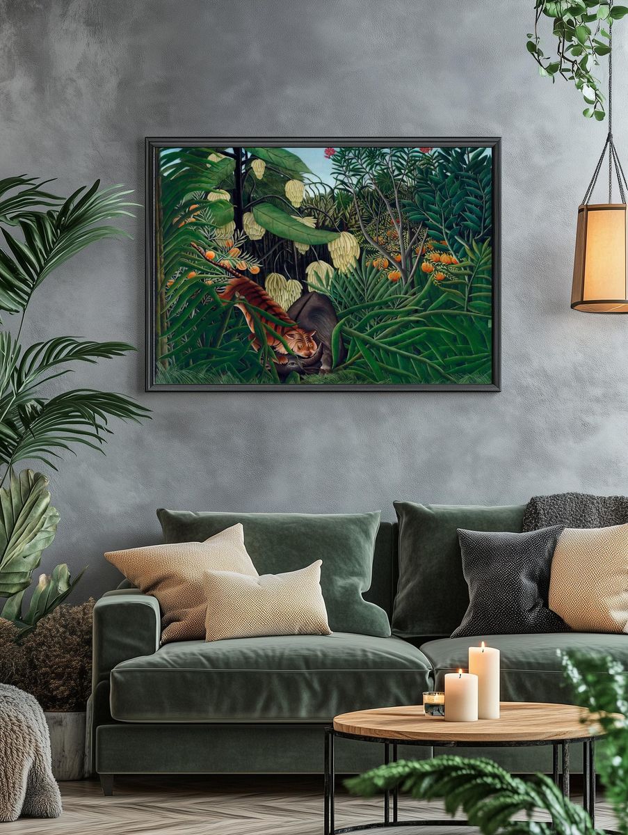 Fight Tiger Buffalo (1908) Henri. — room view 4