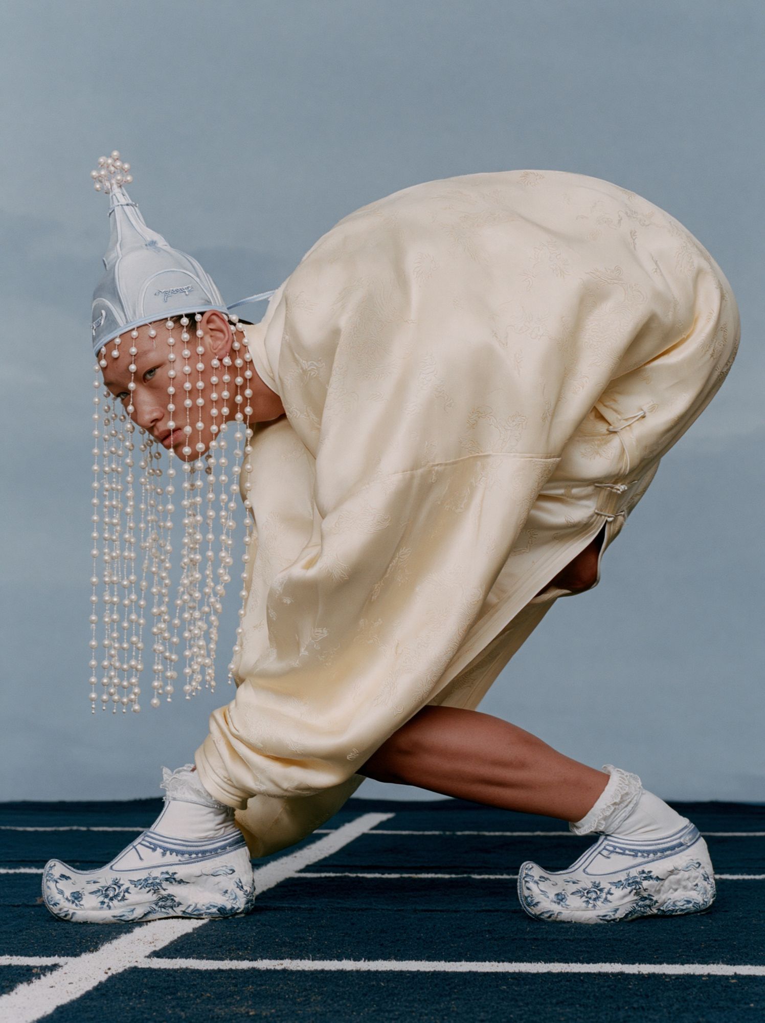 Avant-Garde Fashion Portrait Poster. poster detail