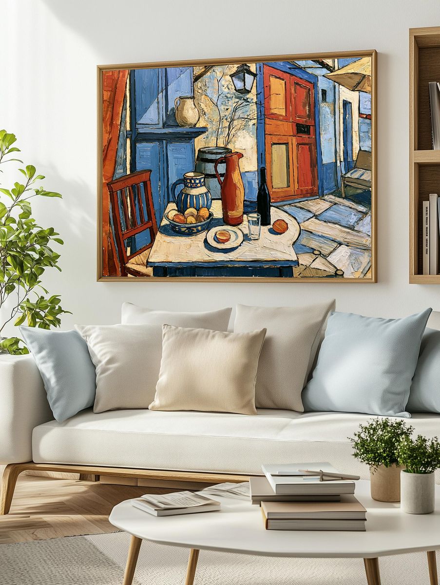 Rustic Still Life — Fine-Art Print. — room view 2