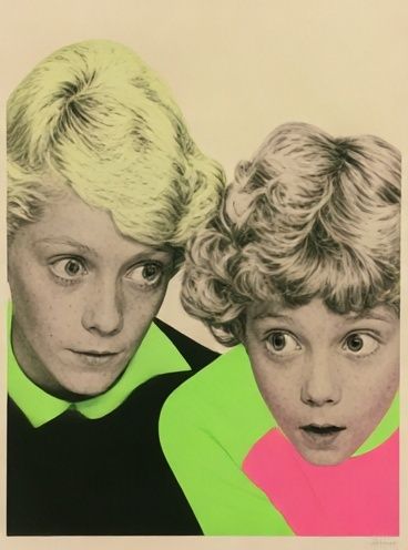 Pop Art Children Portrait Poster. poster detail