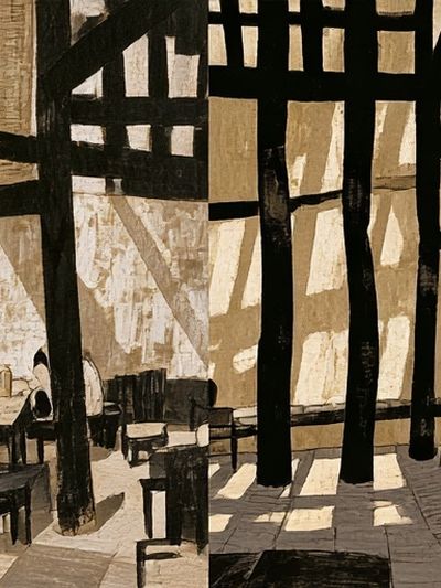 Sunlit Interior — Fine-Art Print.