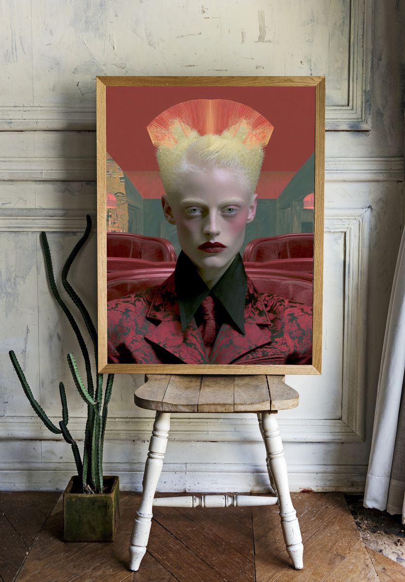 Surreal Portrait — Fine-Art Print. — room view 1