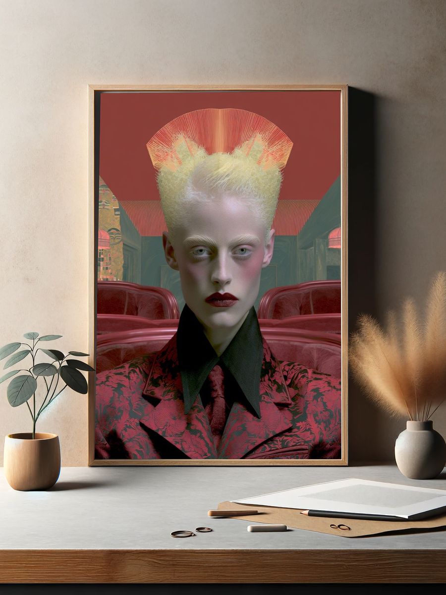 Surreal Portrait — Fine-Art Print. — room view 2