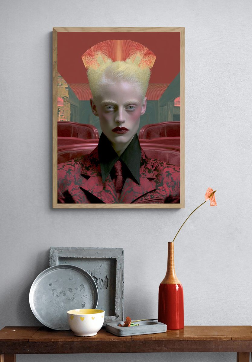 Surreal Portrait — Fine-Art Print. — room view 3
