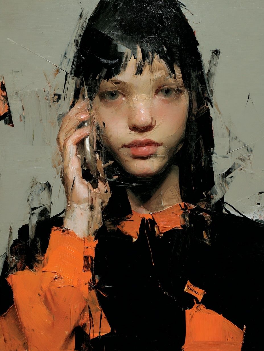 Contemporary Portrait — Fine Art Print. poster detail
