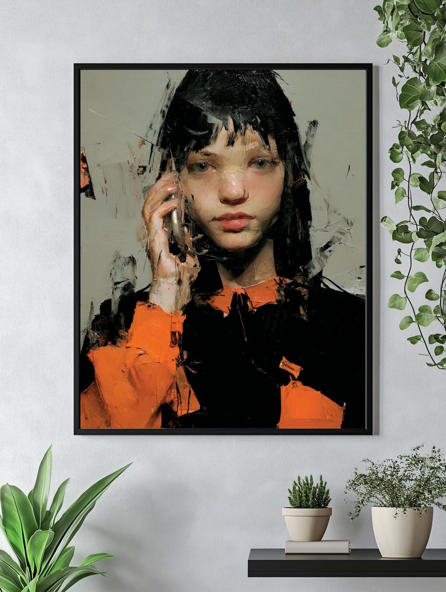 Contemporary Portrait — Fine Art Print. — room view 4
