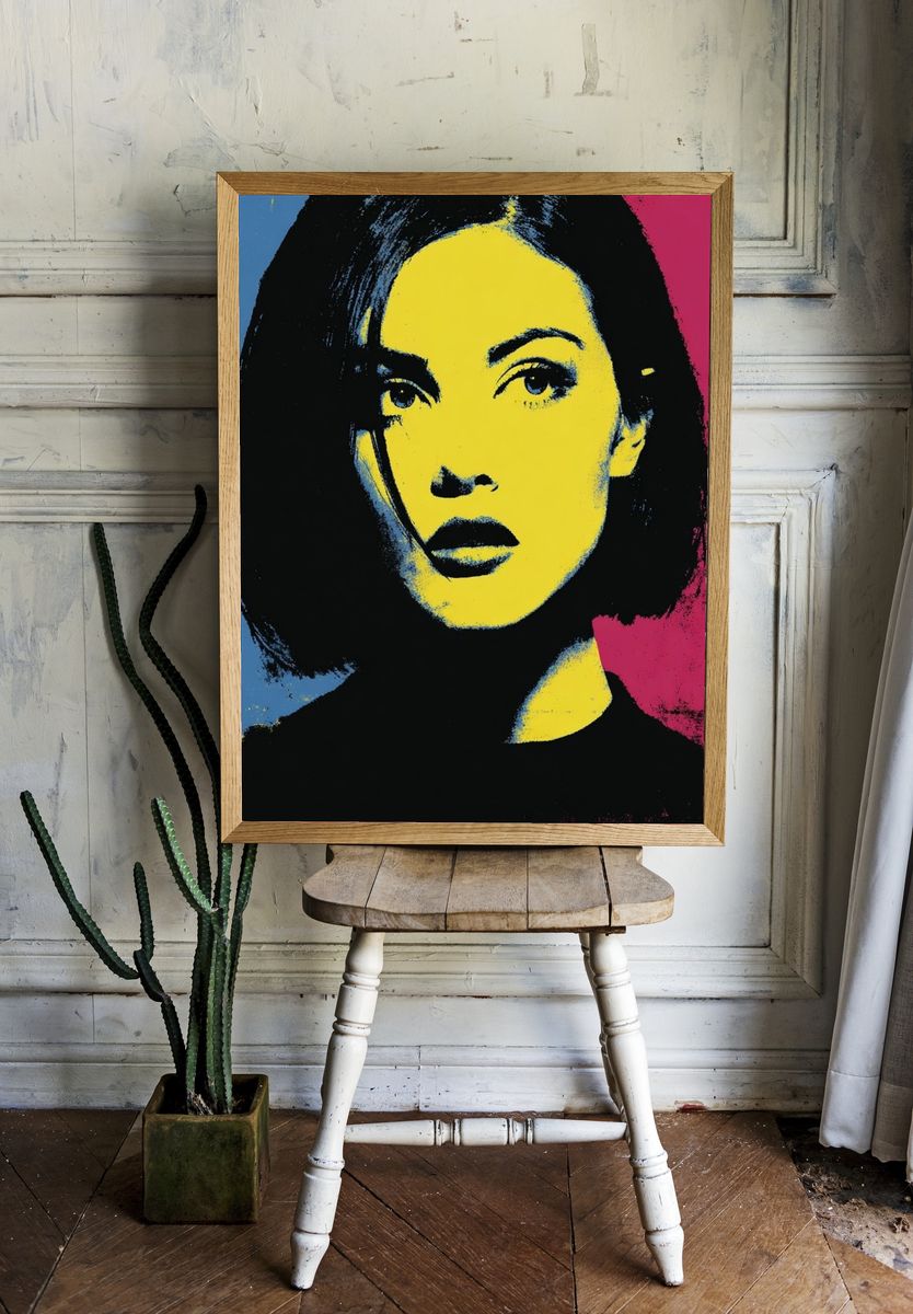 Pop Art Portrait Poster. — room view 1