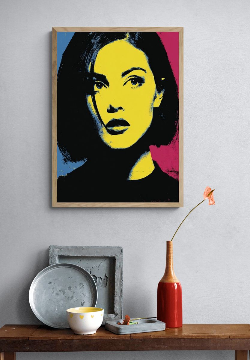 Pop Art Portrait Poster. — room view 3