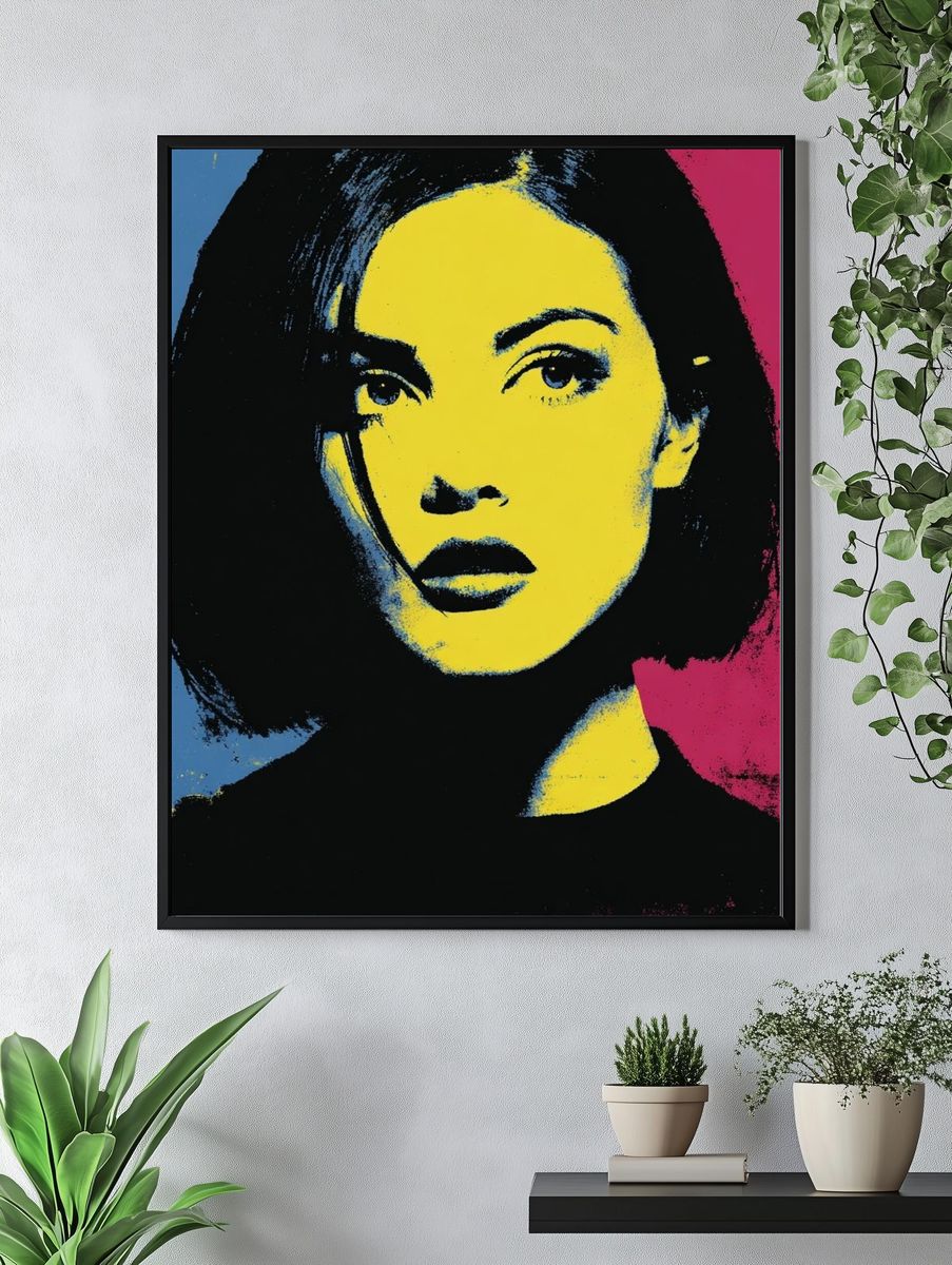 Pop Art Portrait Poster. — room view 4