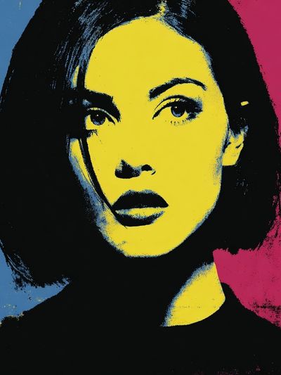 Pop Art Portrait Poster. poster print
