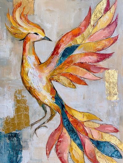 Phoenix Bird Fine-Art Poster. poster
