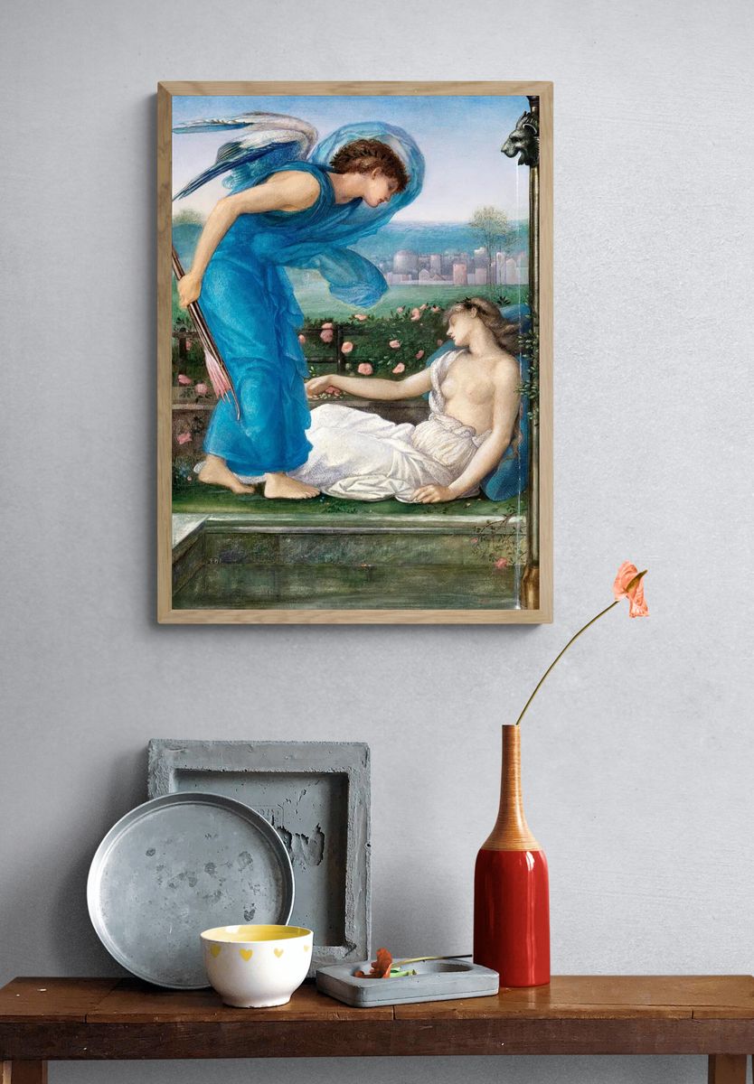 Cupid Psyche (ca. 1870) painting. — room view 3