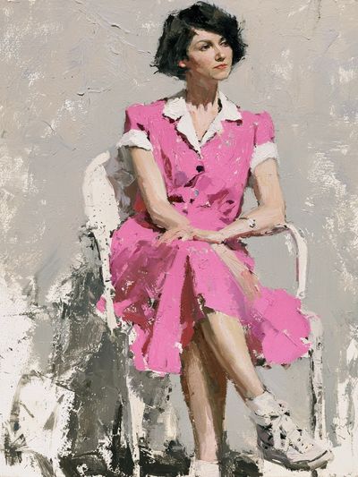 Pink Dress Portrait Fine-Art Print.