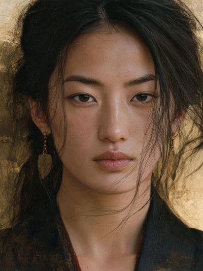 Serene Portrait Fine-Art Poster.
