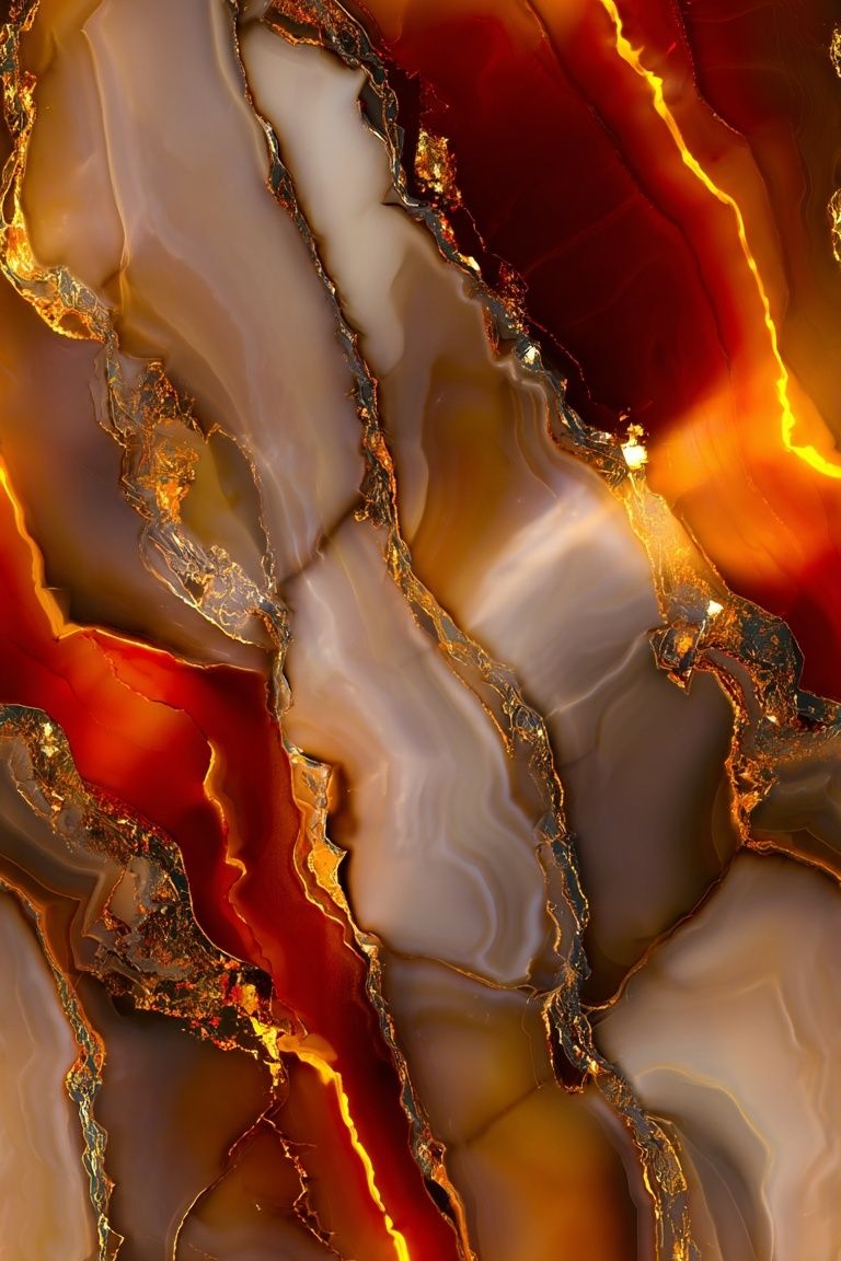 Abstract Agate Stone — Fine Art Print. poster — fine-art art