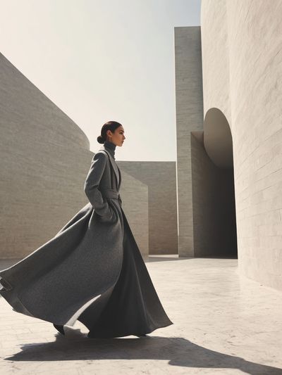 Architectural Fashion Portrait Poster.