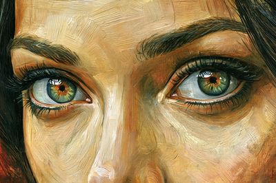 Gaze Portrait Fine-Art Poster.