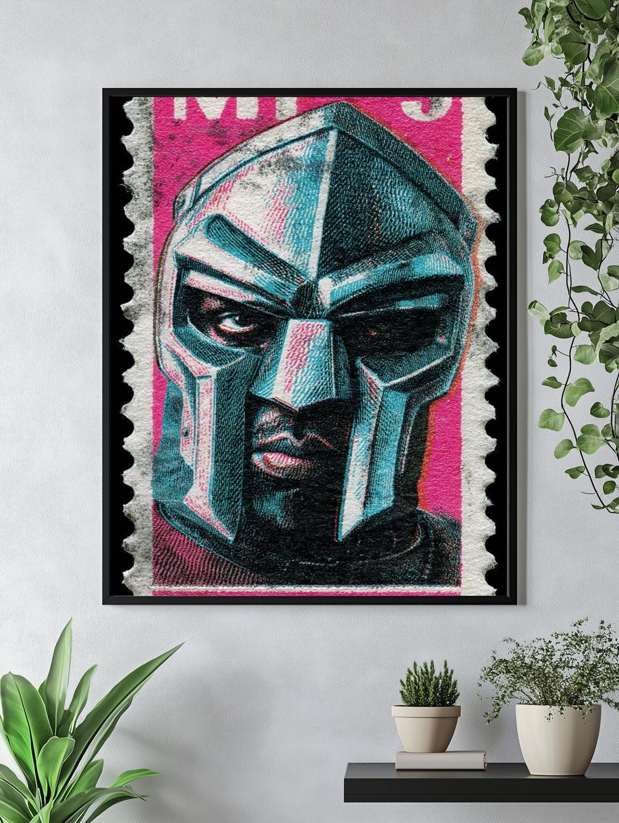 MF-5 Mask Pop-Art Print. — room view 4