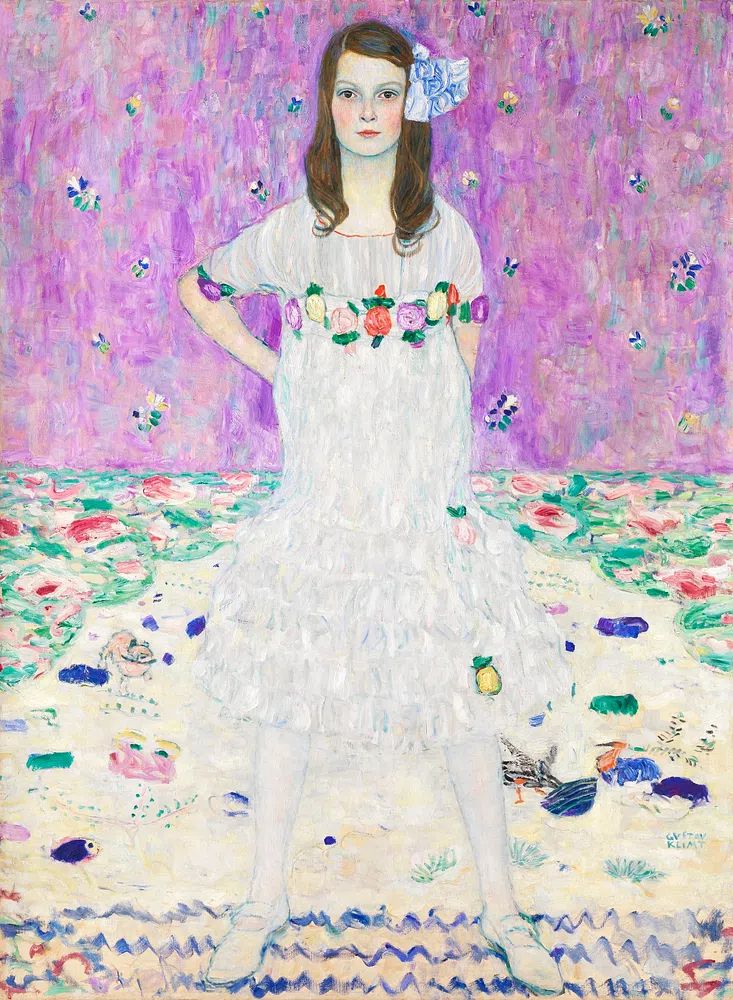 Gustav Klimt 's Mäda Primavesi. poster detail