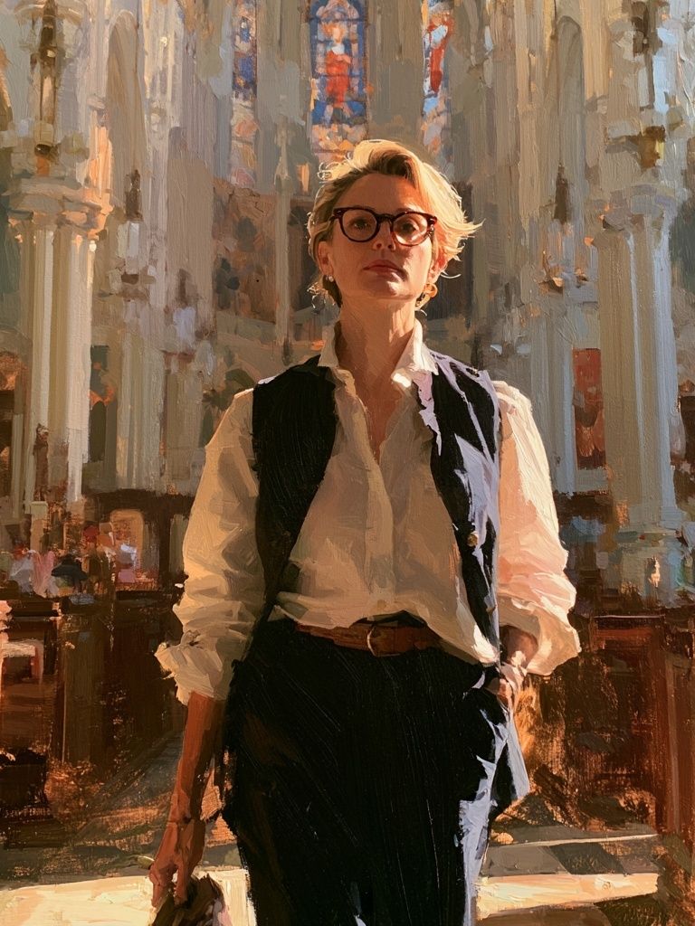 Cathedral Portrait Fine-Art Poster. poster — fine-art art