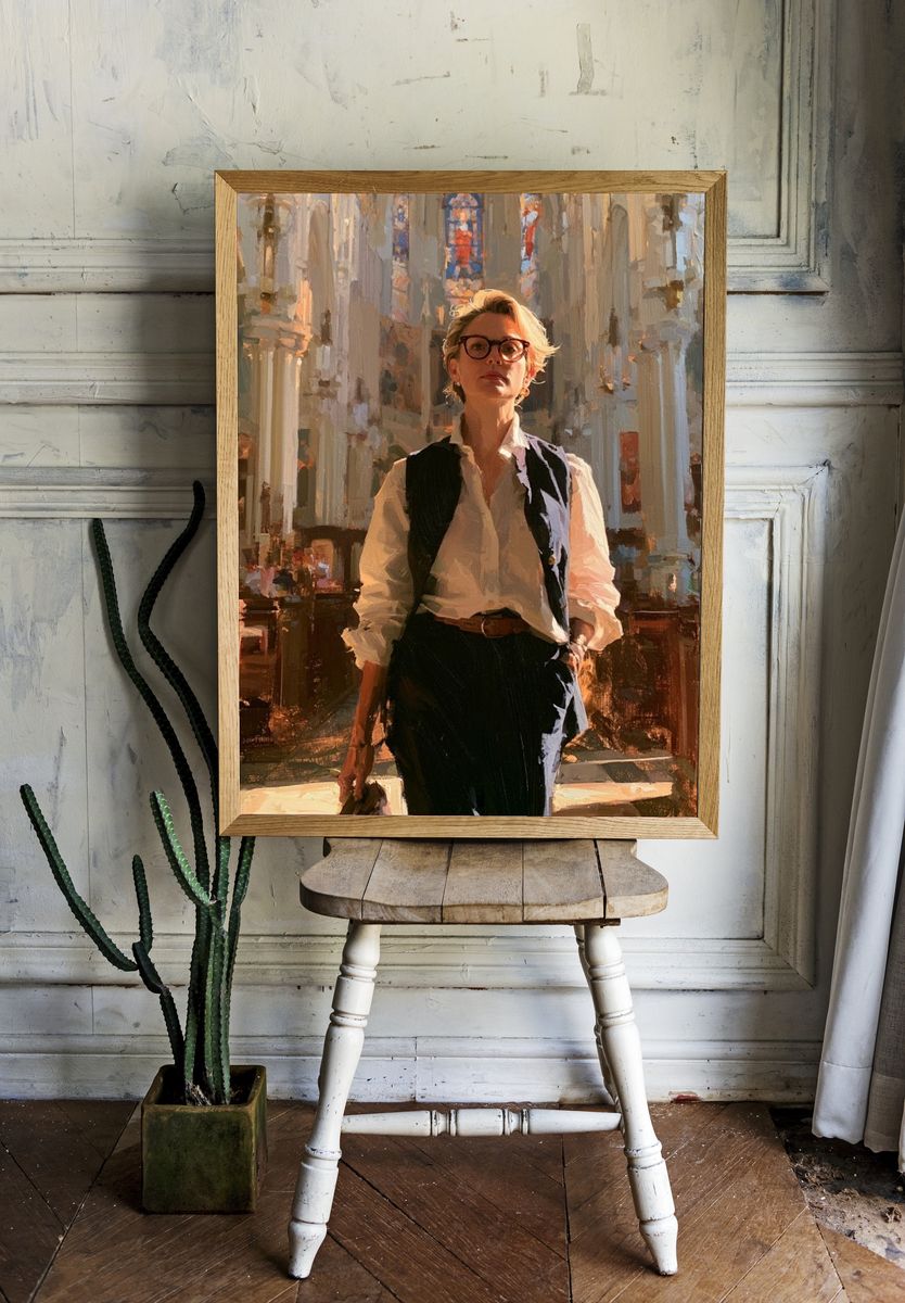Cathedral Portrait Fine-Art Poster. room preview
