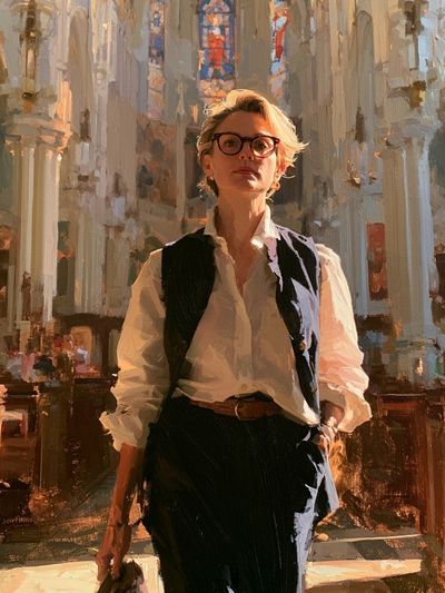 Cathedral Portrait Fine-Art Poster. poster