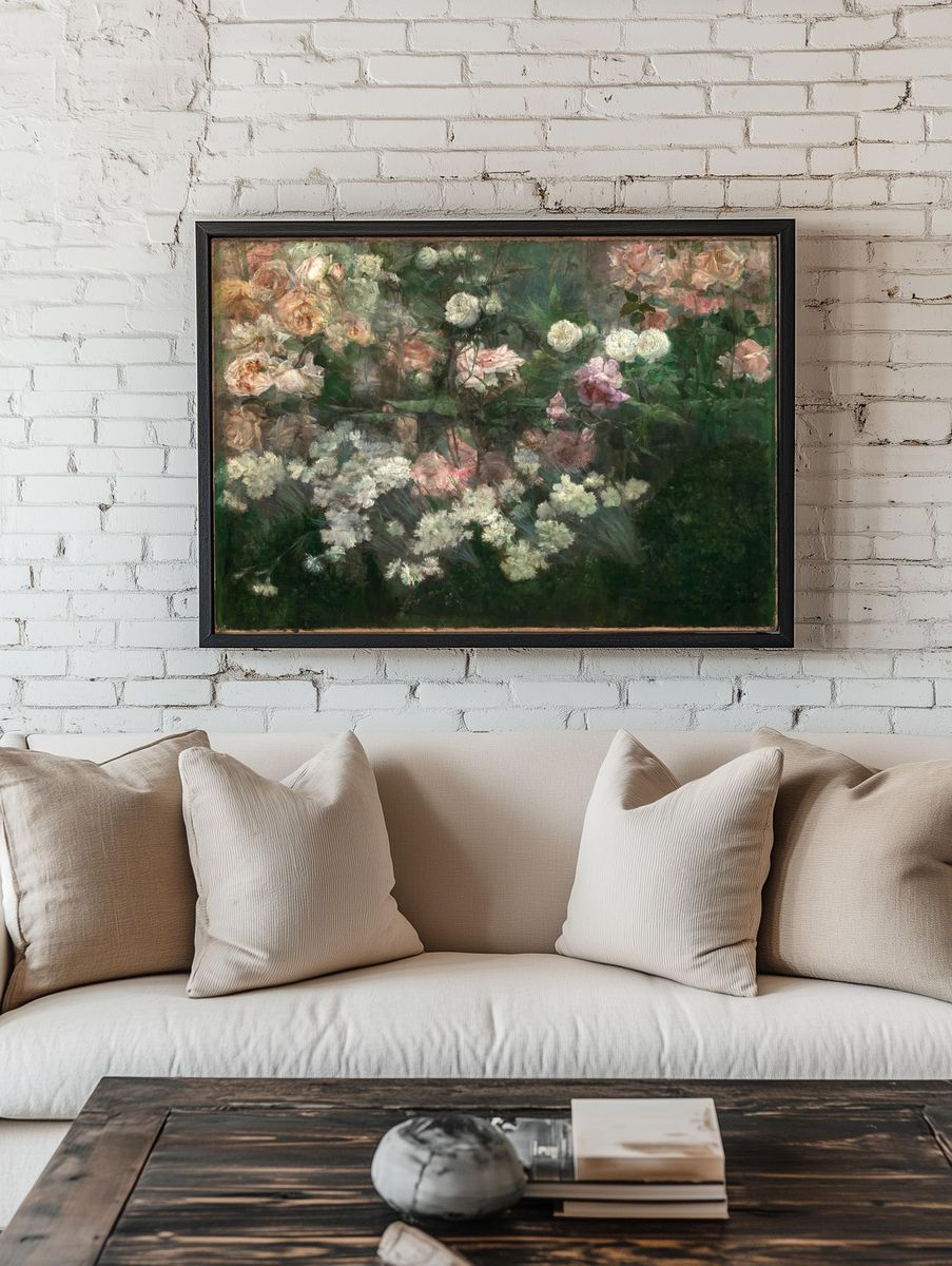 Floral Bouquet — Fine Art Print. — room view 1