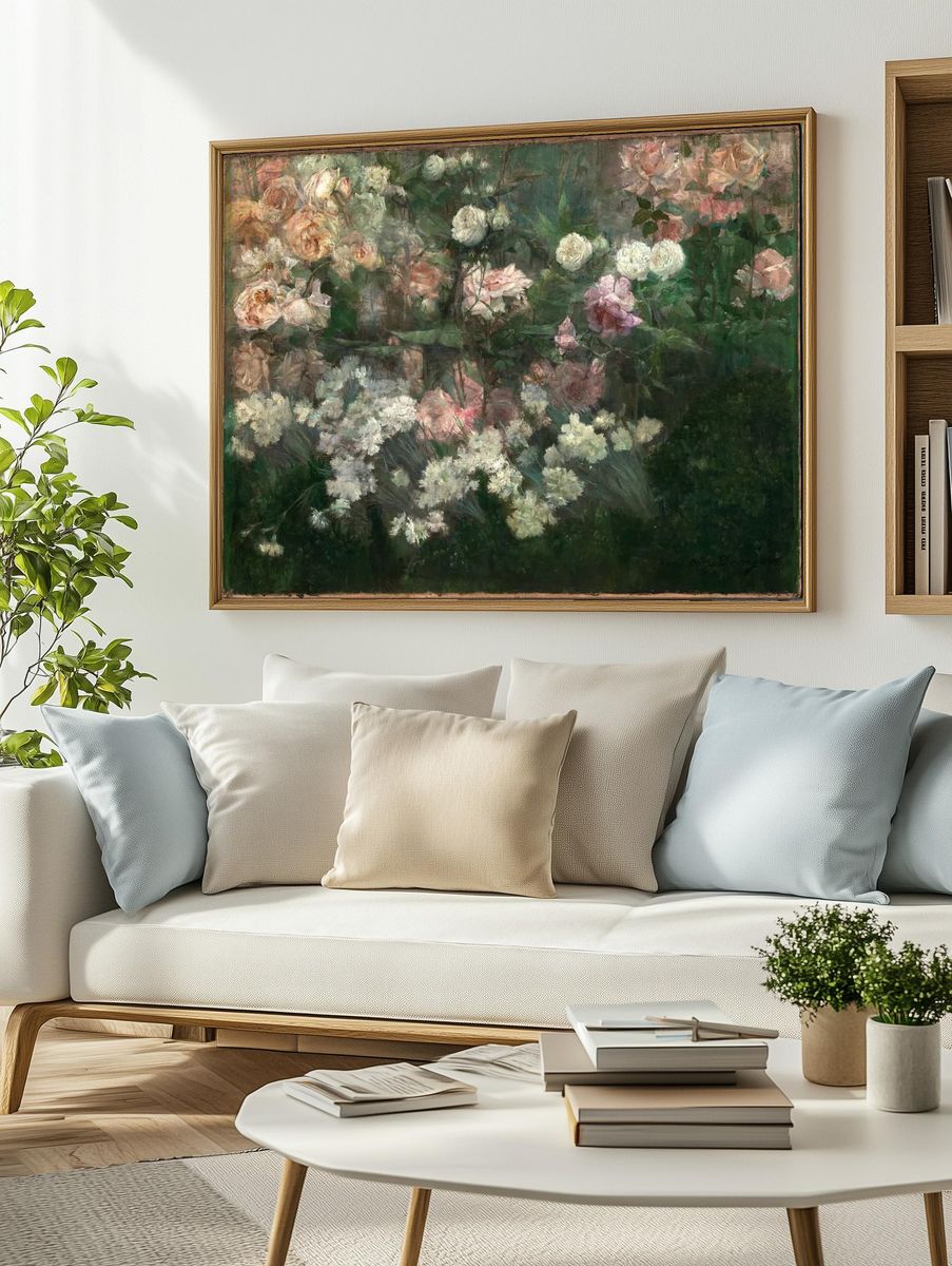 Floral Bouquet — Fine Art Print. — room view 2
