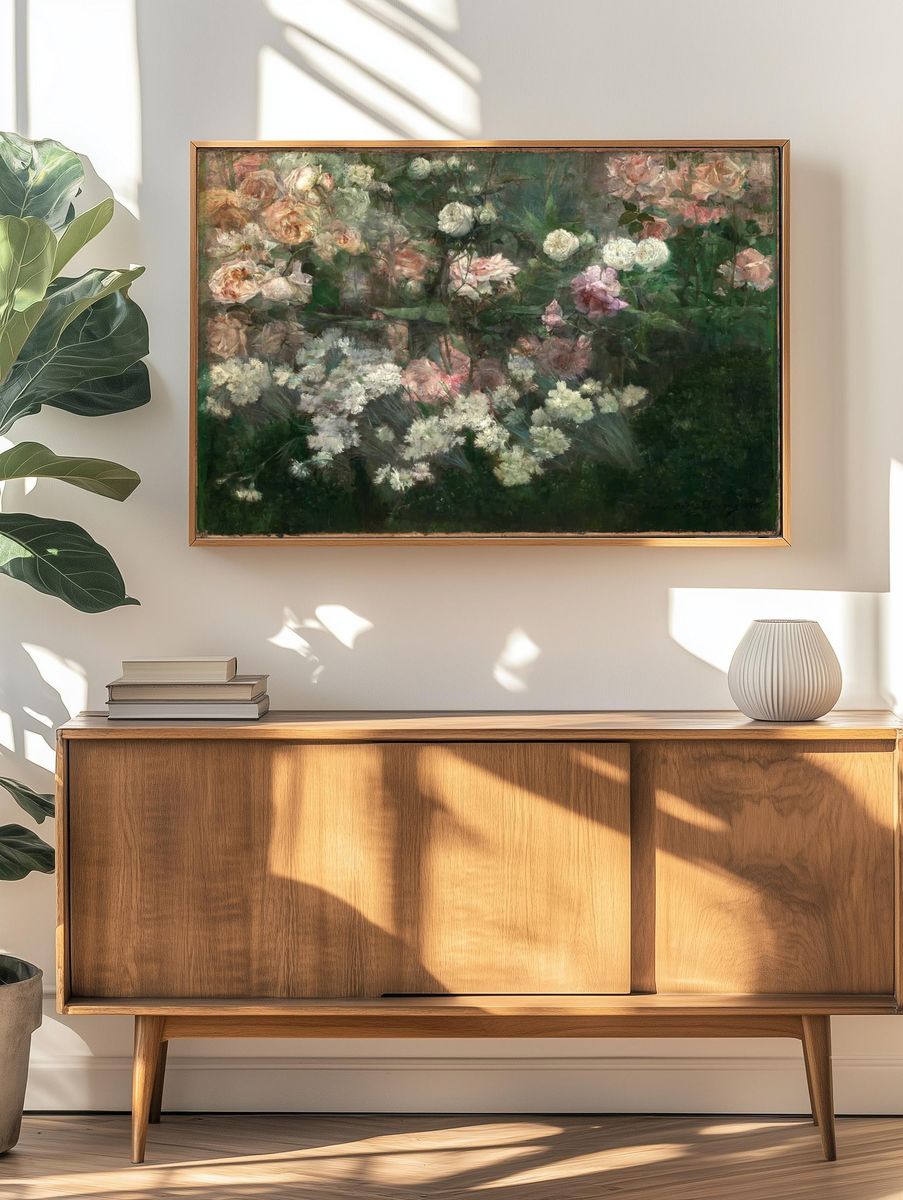 Floral Bouquet — Fine Art Print. — room view 3
