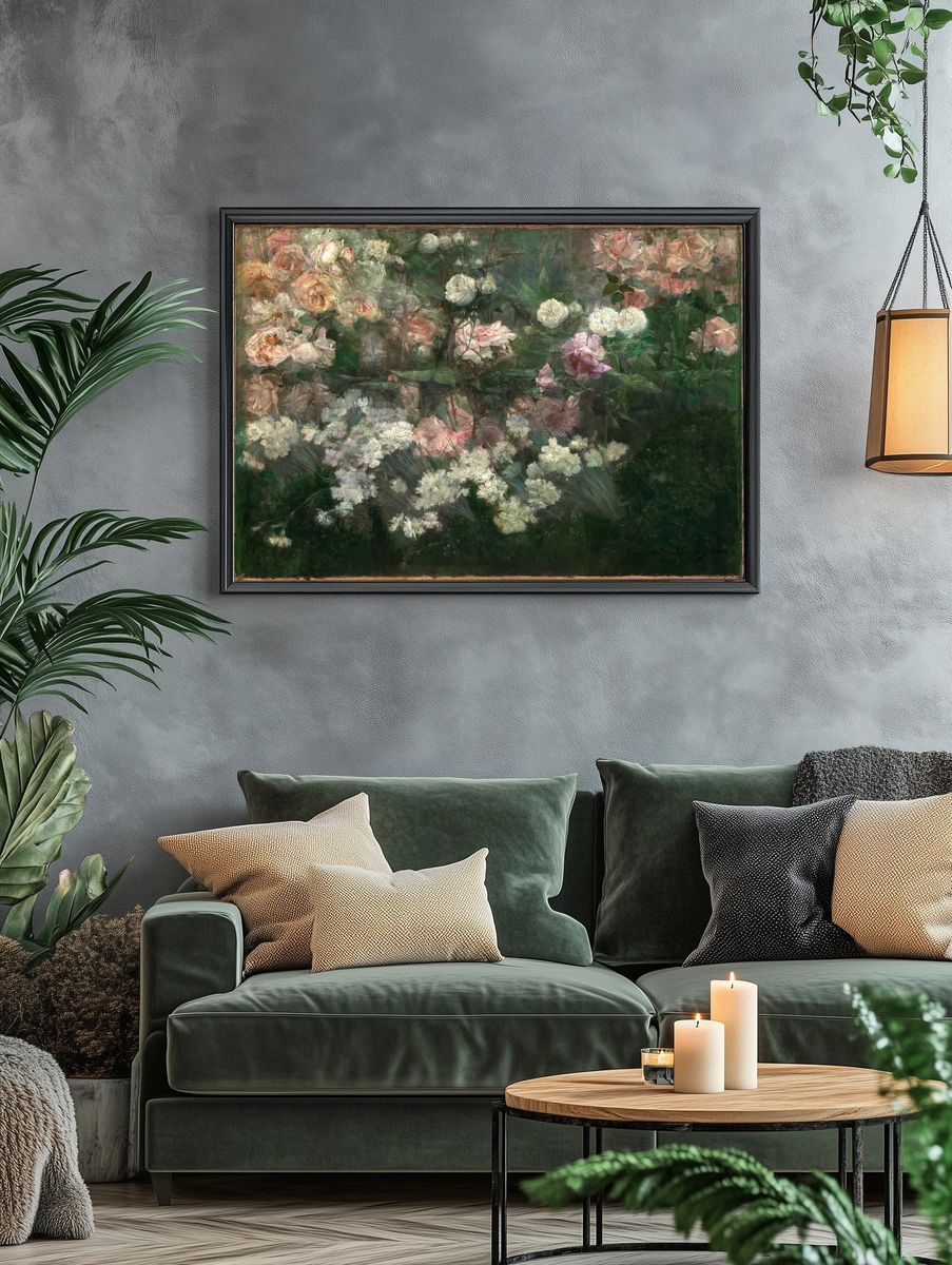 Floral Bouquet — Fine Art Print. — room view 4