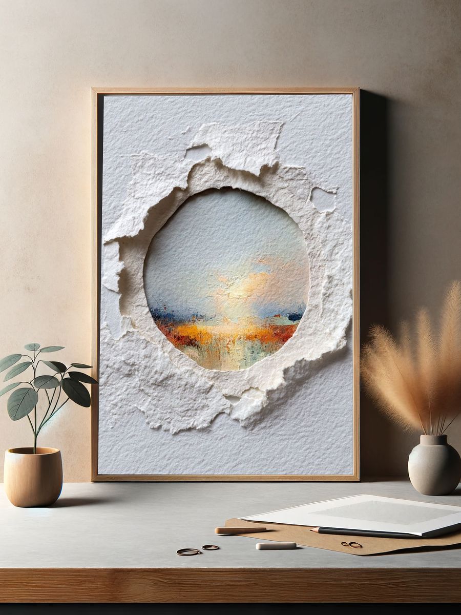 Sunset Horizon — Fine Art Print. — room view 2