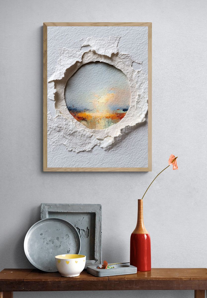 Sunset Horizon — Fine Art Print. — room view 3