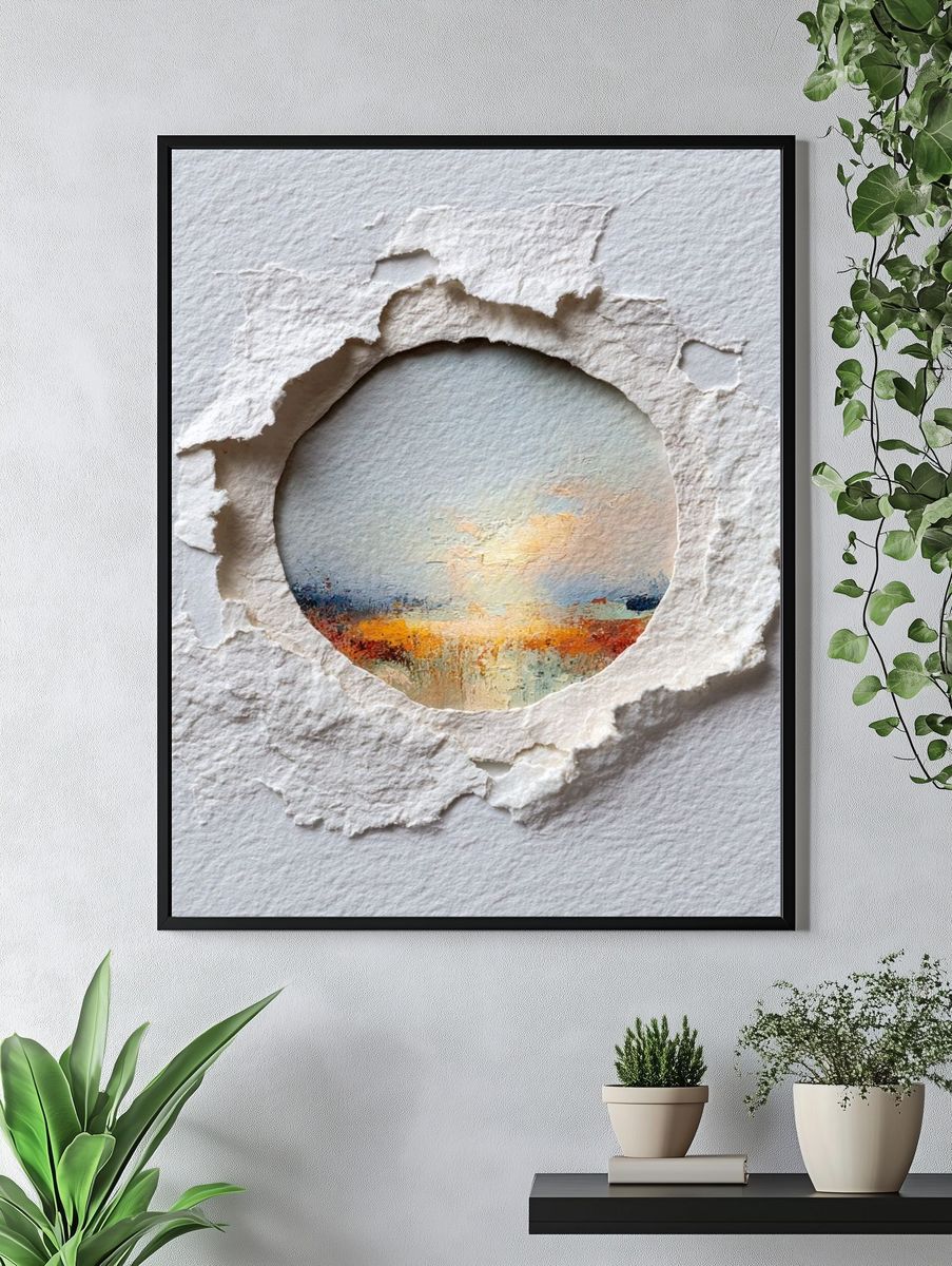 Sunset Horizon — Fine Art Print. — room view 4