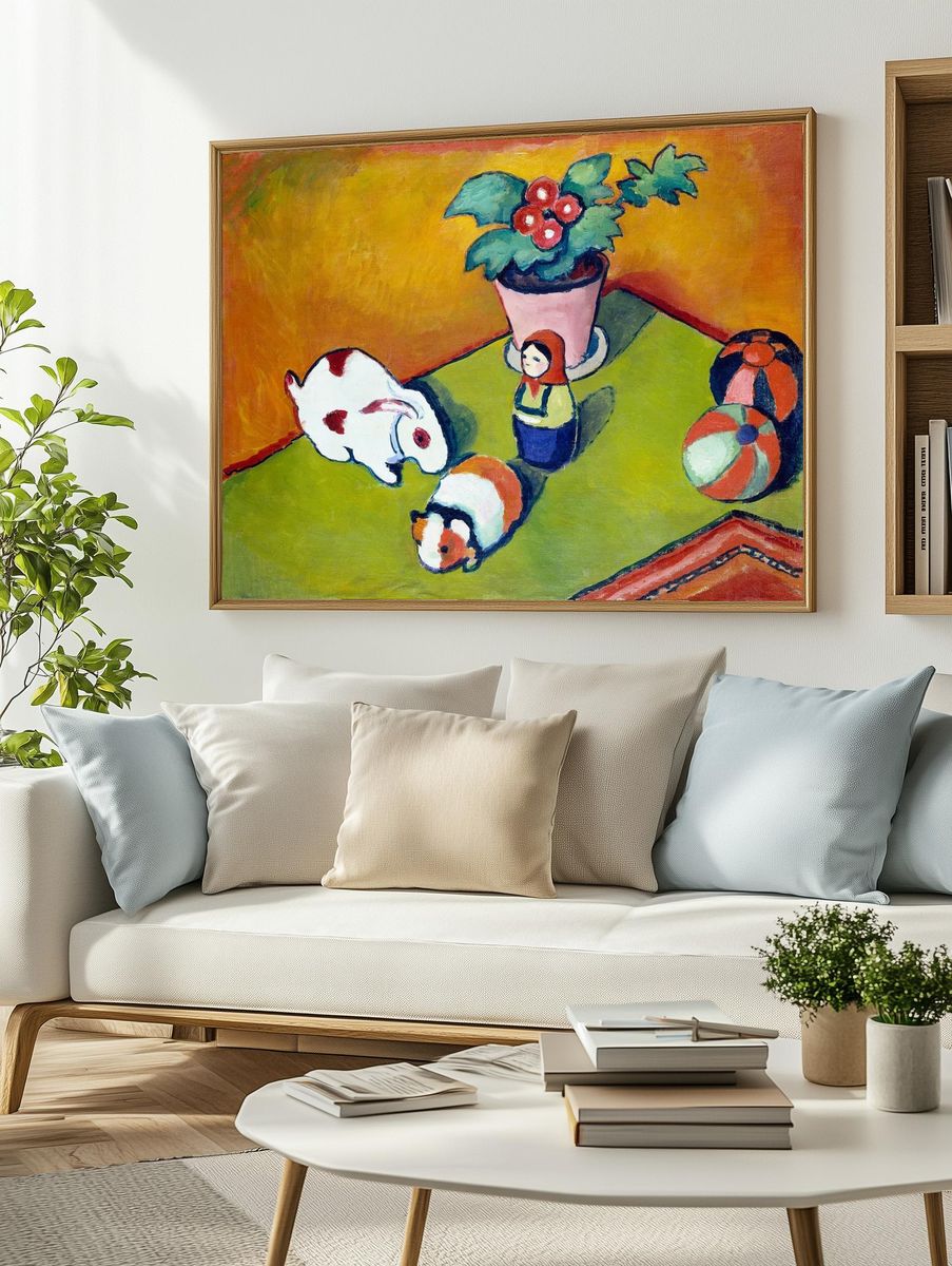 August Macke 's Little Walter's. — room view 2