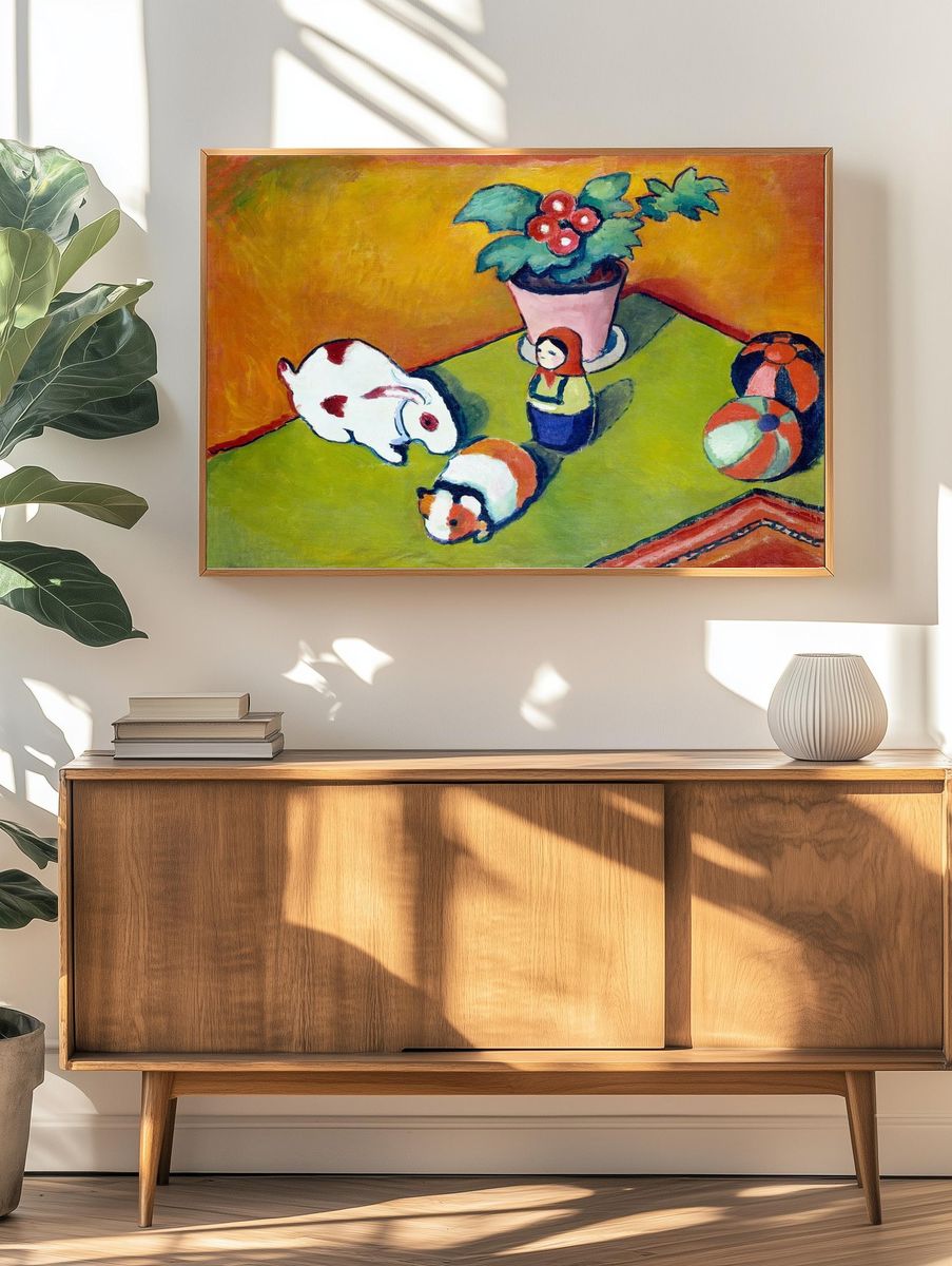 August Macke 's Little Walter's. — room view 3