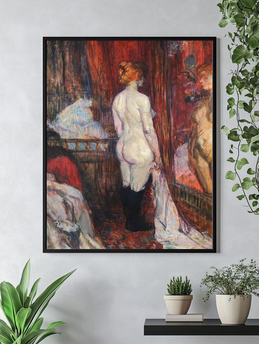 Nude Woman in a Room — Fine Art Print. — room view 4