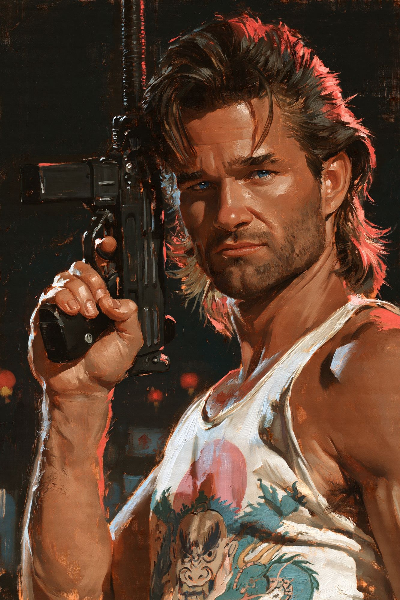 Action Hero Portrait Print. poster detail