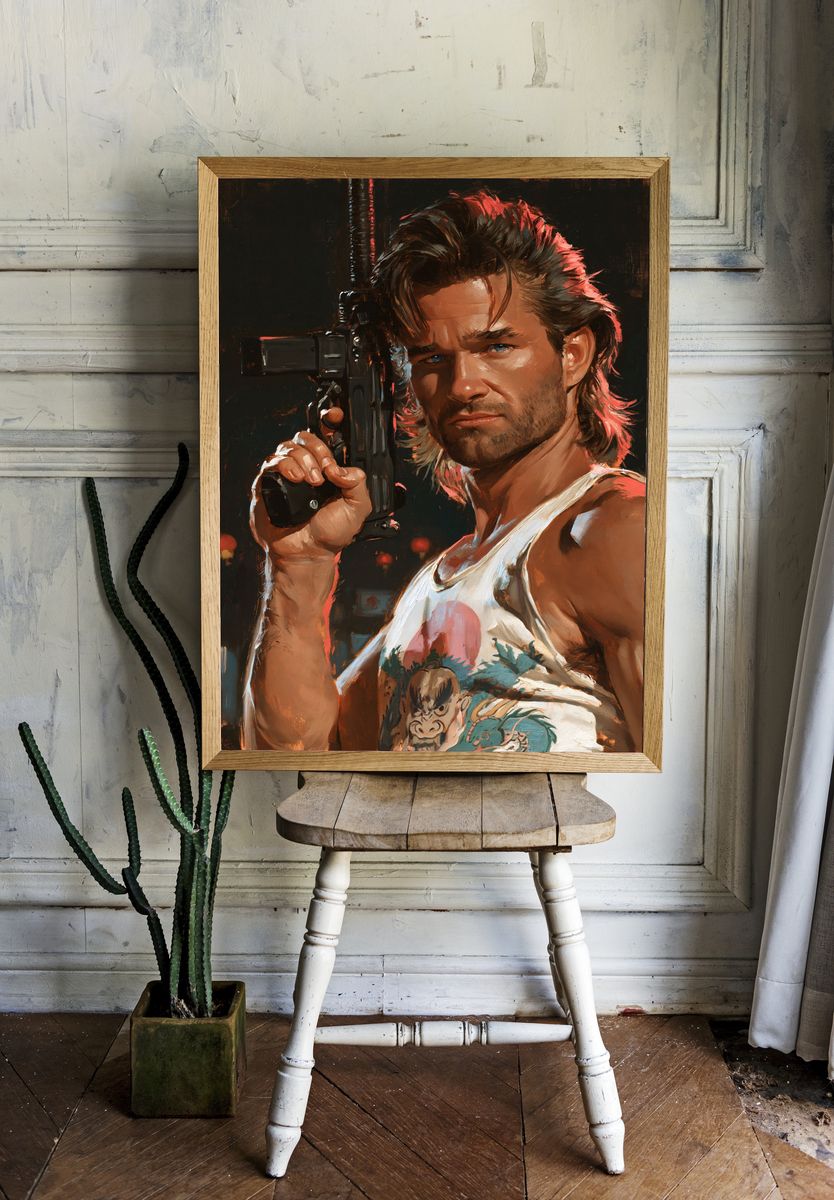 Action Hero Portrait Print. room preview