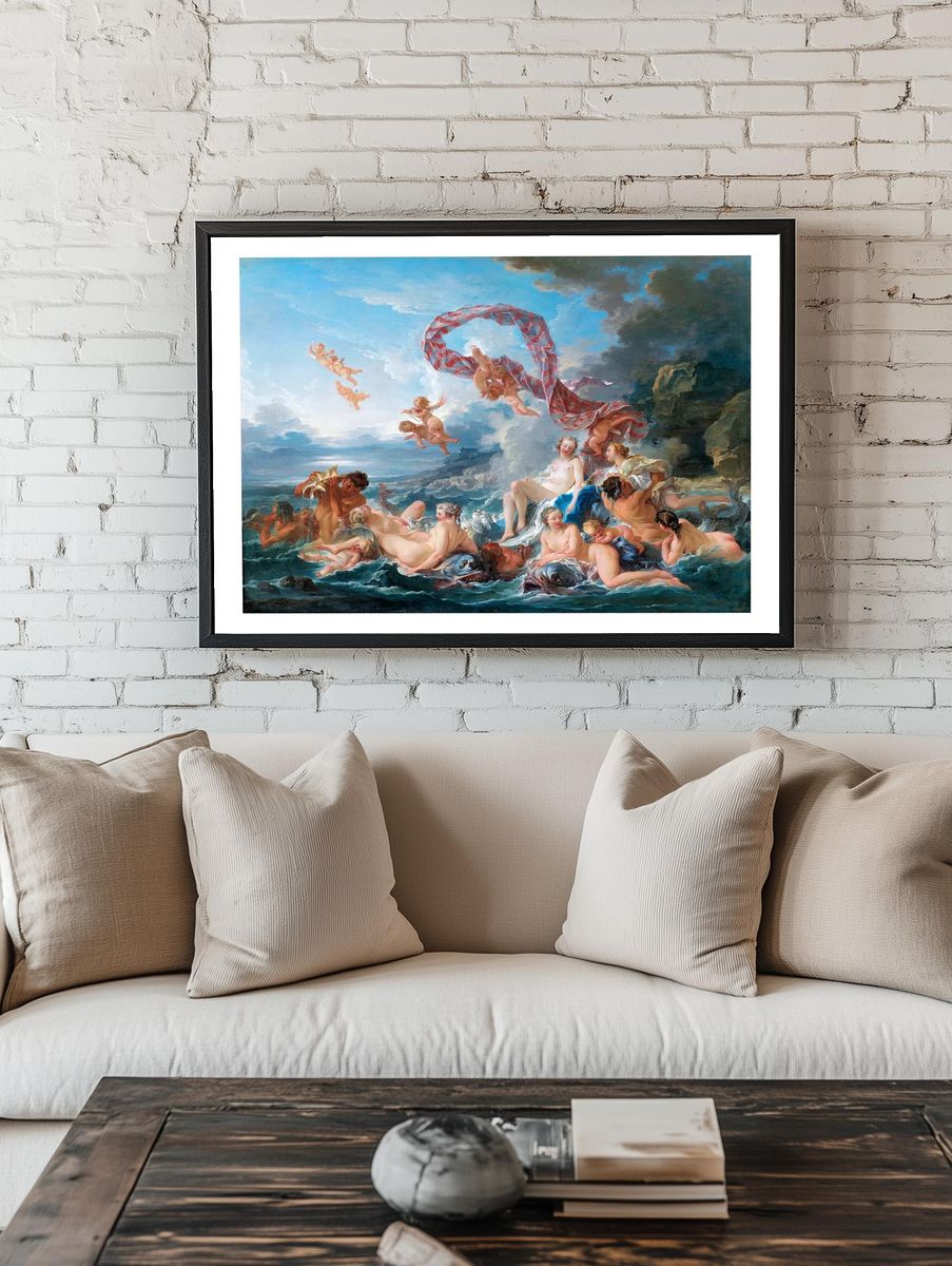 The Birth of Venus — Fine Art Print. — room view 1