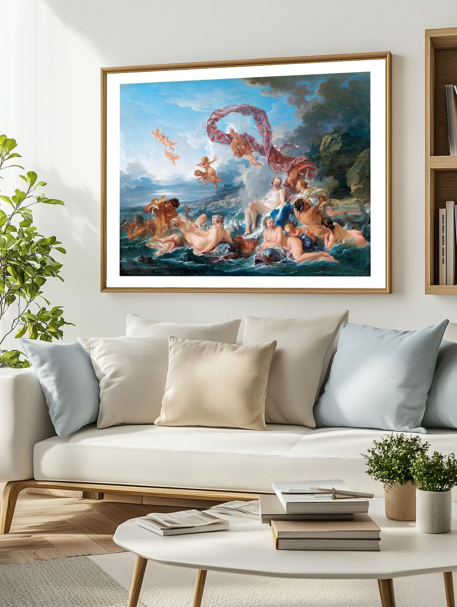 The Birth of Venus — Fine Art Print. — room view 2