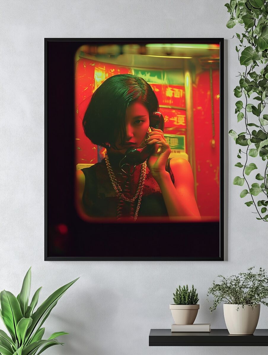 Urban Phone Booth — Fine Art Print. — room view 4