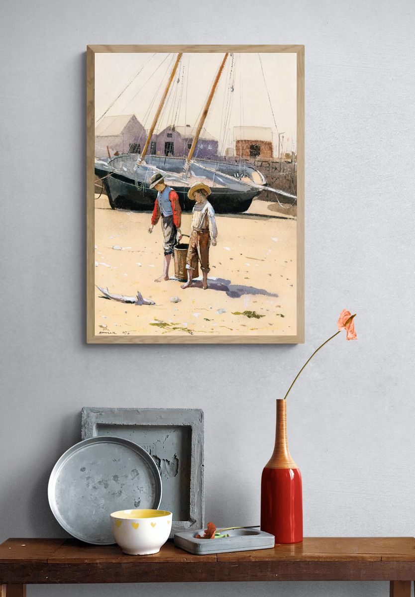 Basket Clams (1873) Winslow Homer. — room view 3
