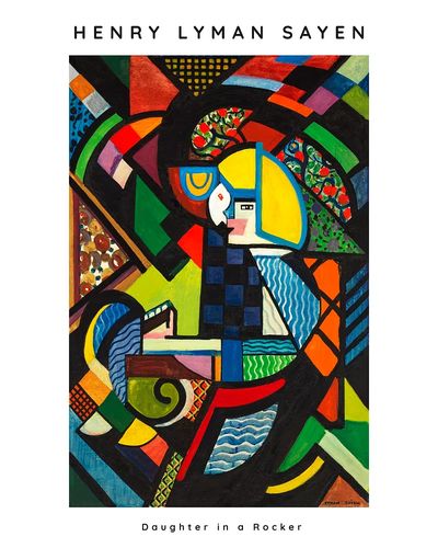 Henry Lyman Sayen abstract painting.